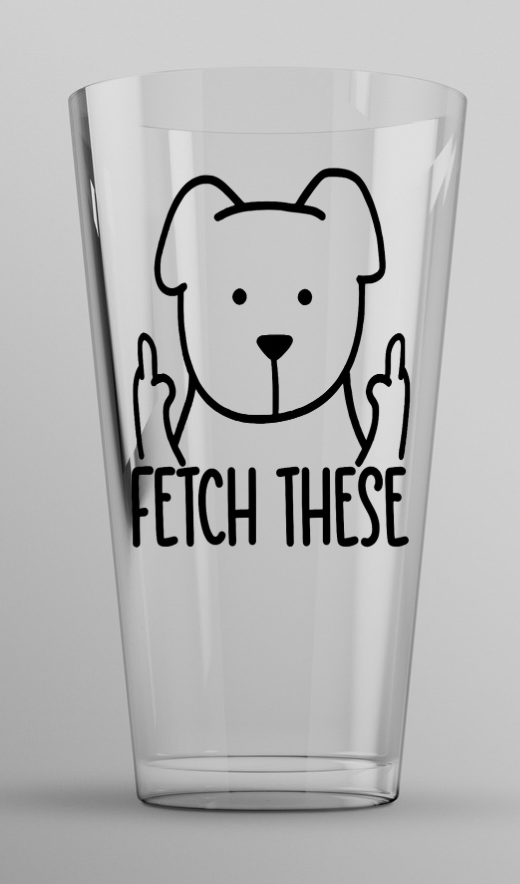 Hand Designed Pint Glass