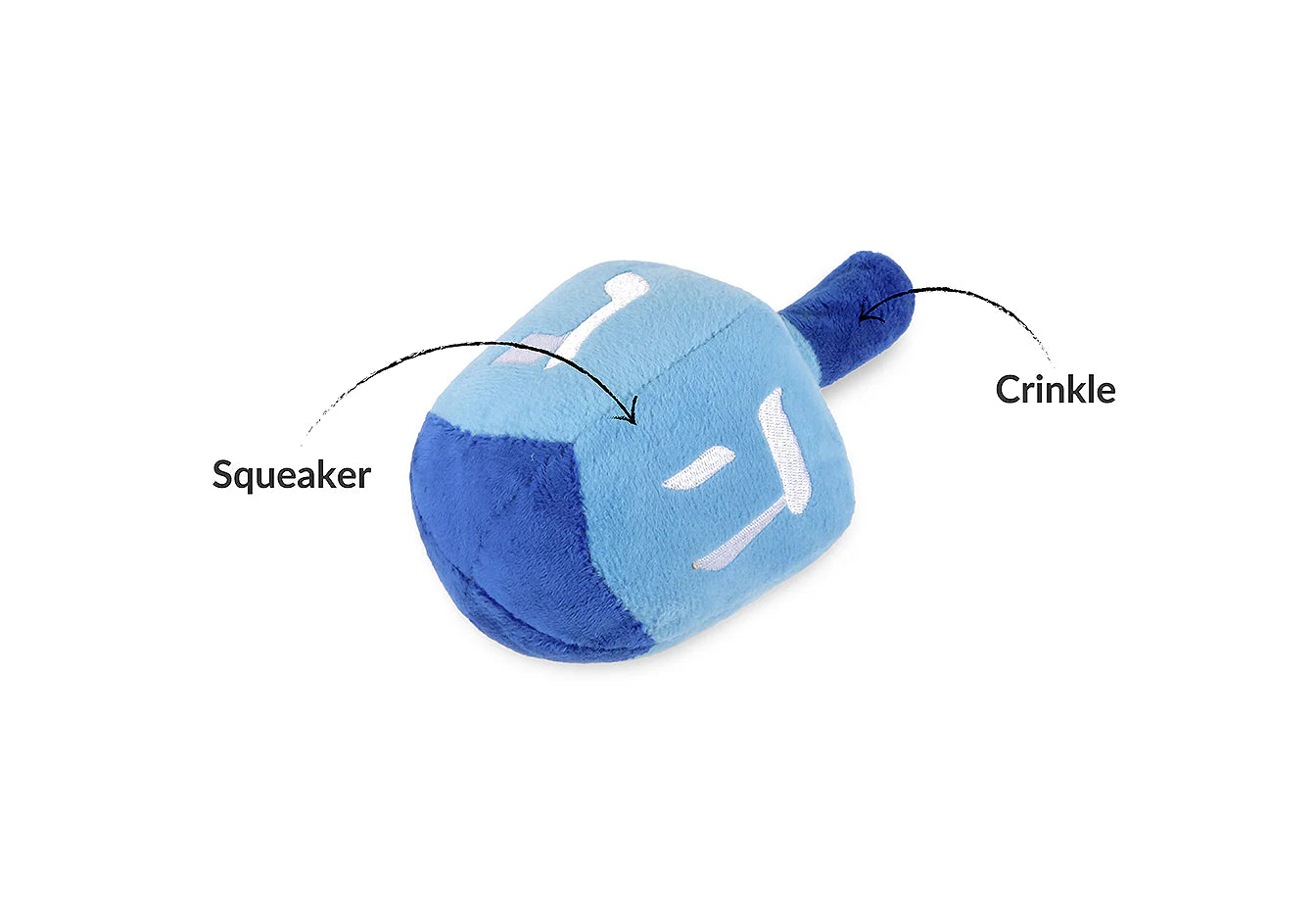 Paw-nukkah Doggy Dreidel Dog Toy by P.L.A.Y.