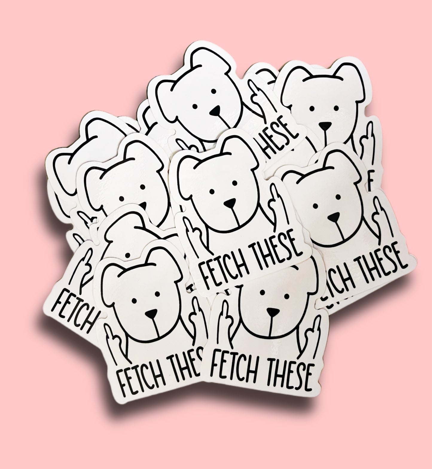 “FETCH THESE” STICKERS