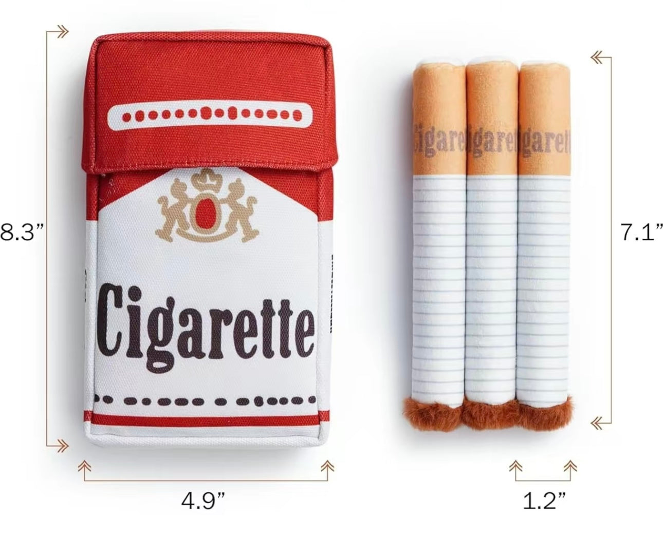 PRE ORDER ONLY!! Cigarette Giggle Dog Toy
