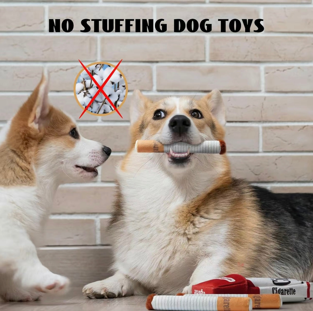 PRE ORDER ONLY!! Cigarette Giggle Dog Toy