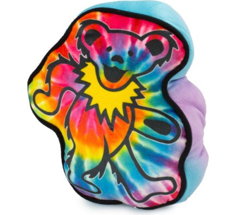 Grateful Dead Dancing Bear Plush Squeaker Dog Toy by Buckle Down