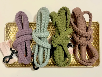 Handmade Macramé Dog Leashes by Bohemian Macsody