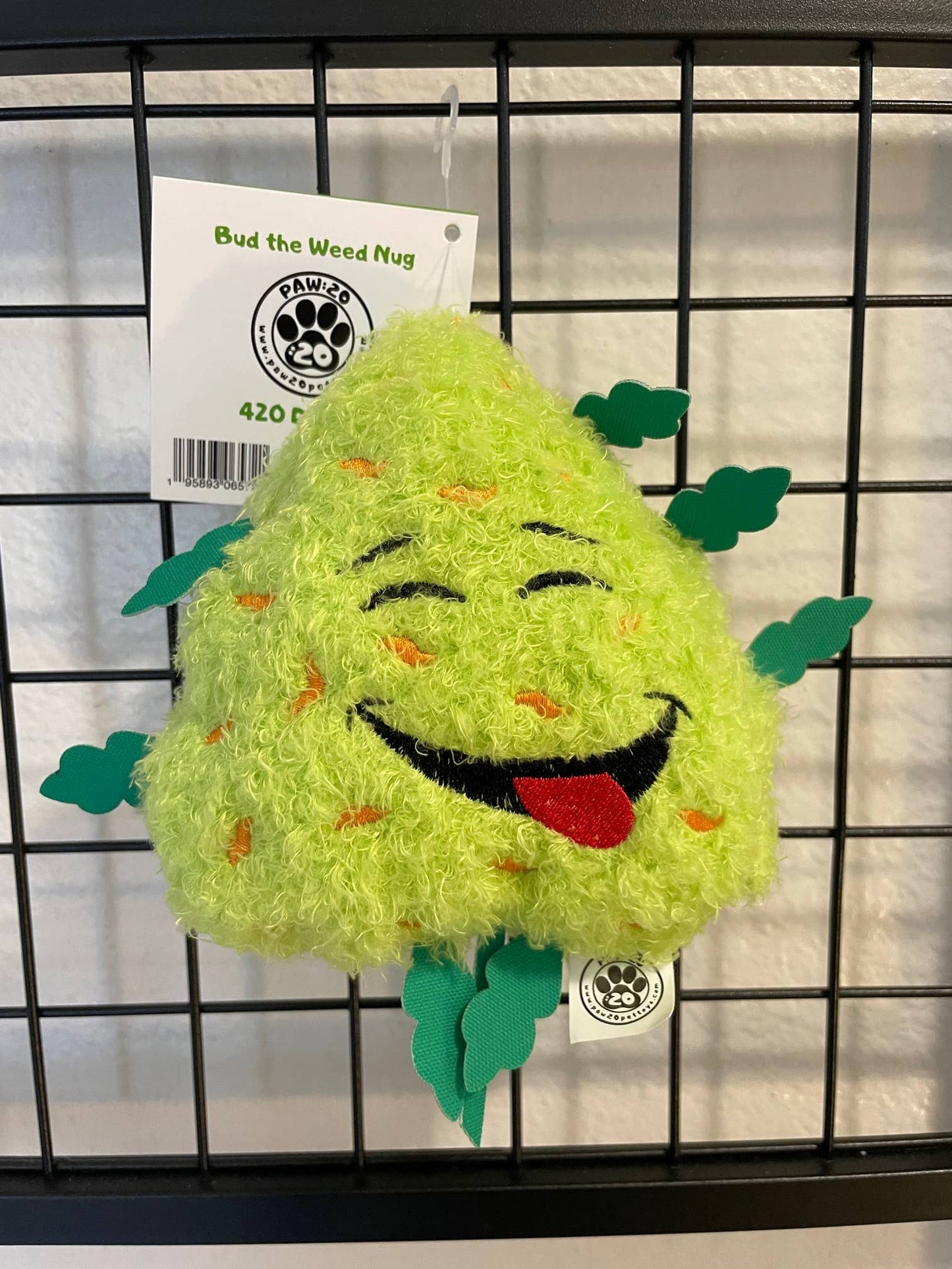 My Name is Bud the Weed Nug Plush Dog Toy