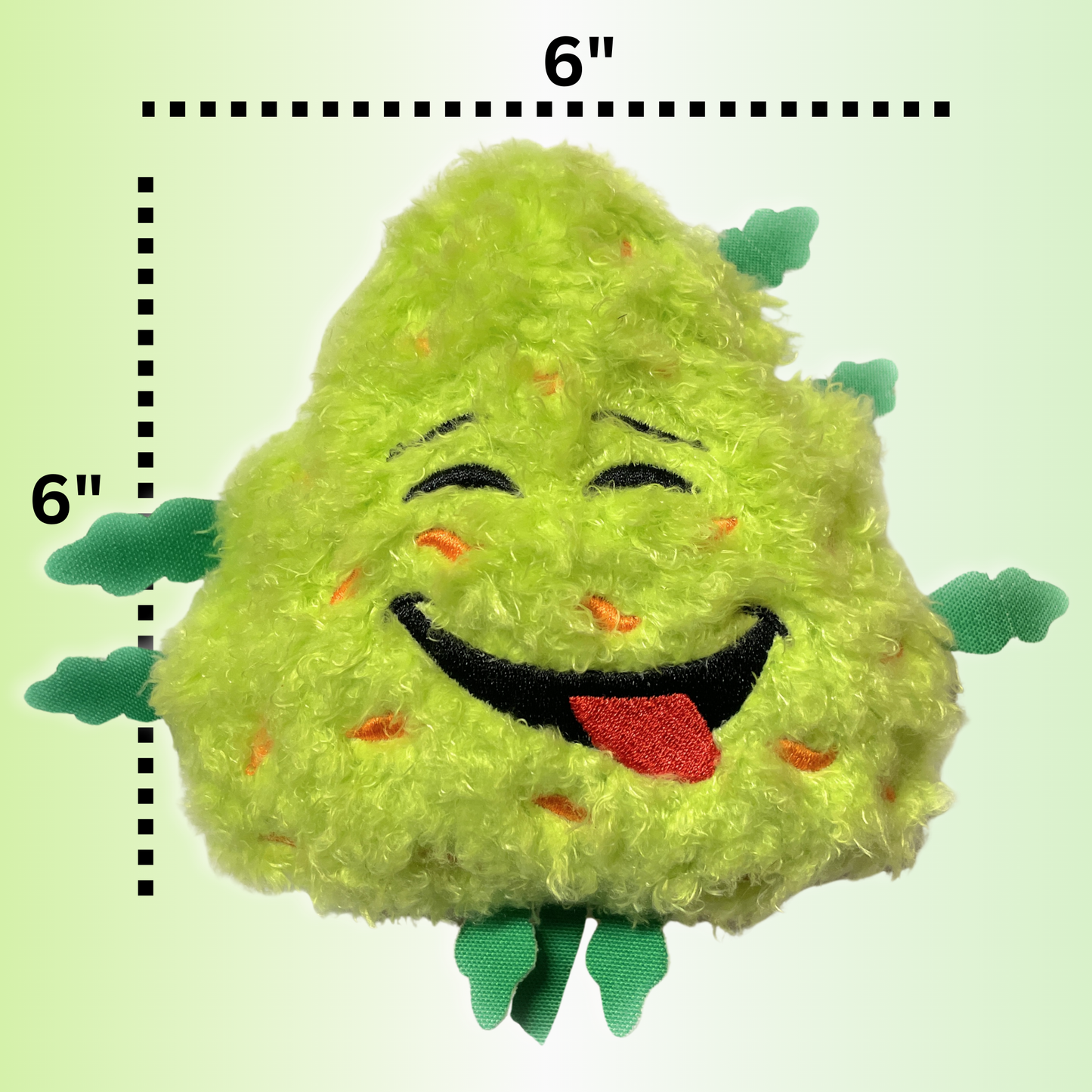 My Name is Bud the Weed Nug Plush Dog Toy