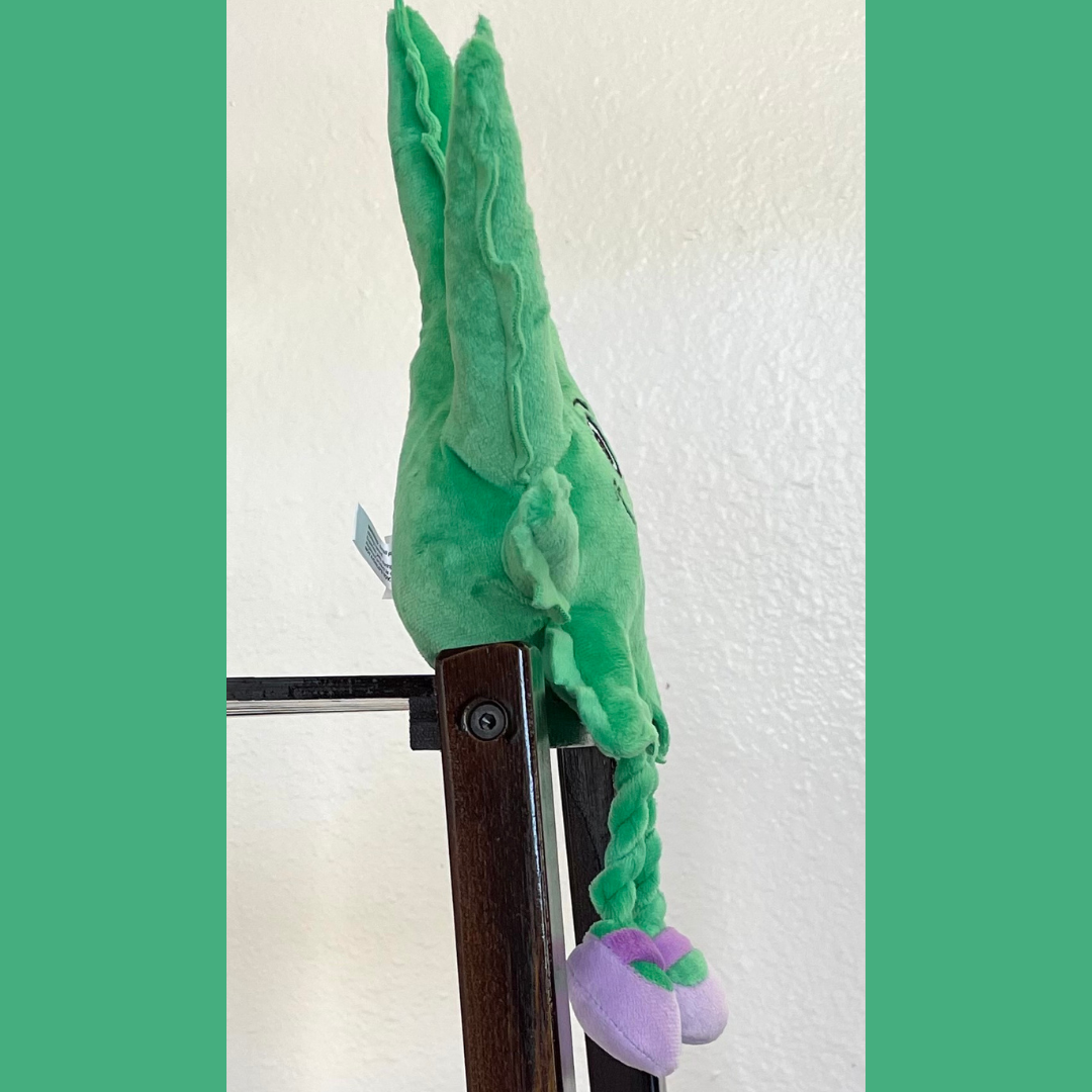 Mary Jane the Weed Leaf Cool Plush Squeaky Dog Toy