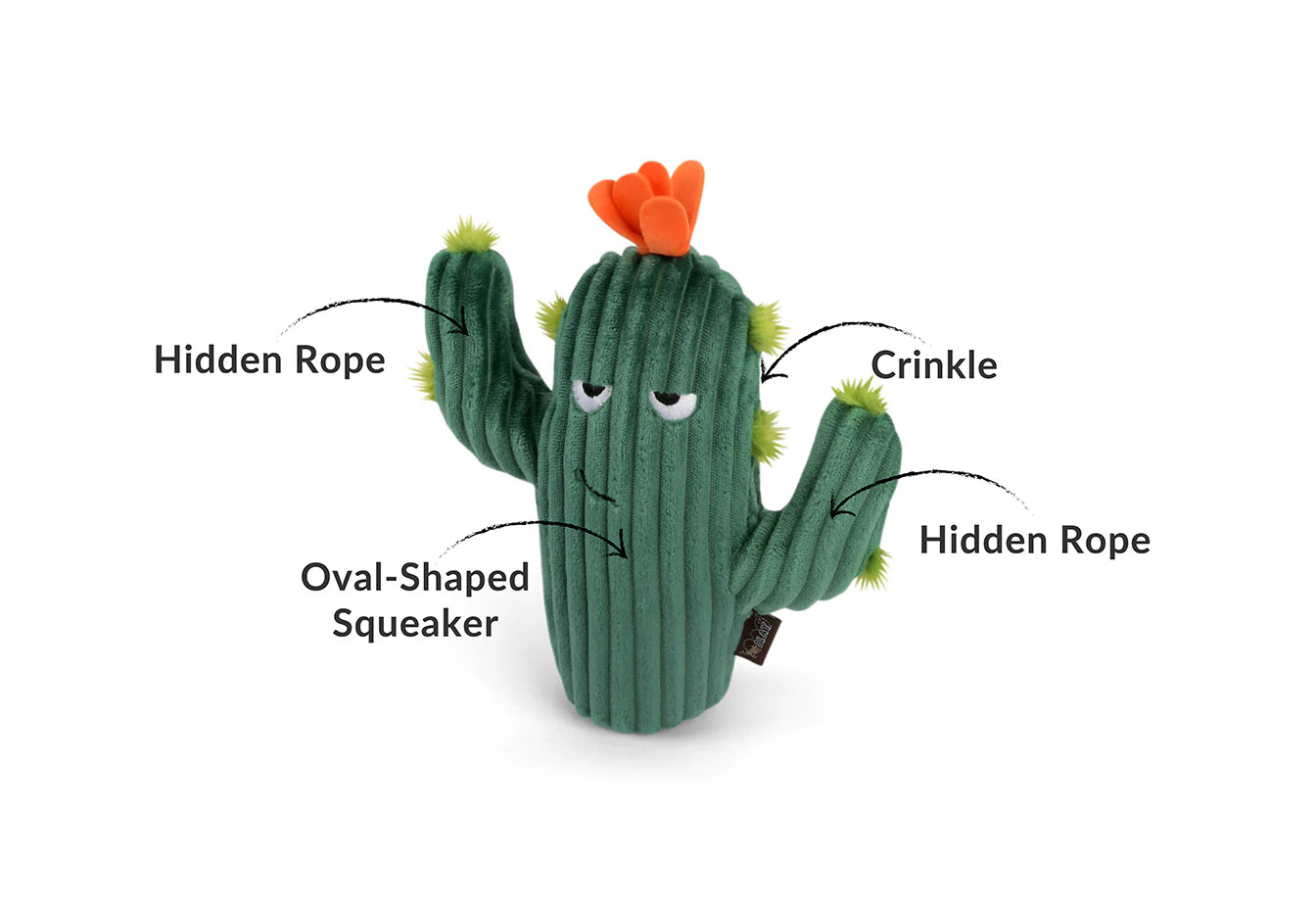 Prickly Pup Cactus Dog Toy by P.L.A.Y.