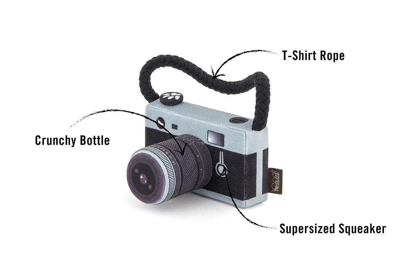 Lens Licker Camera Dog Toy by P.L.A.Y.