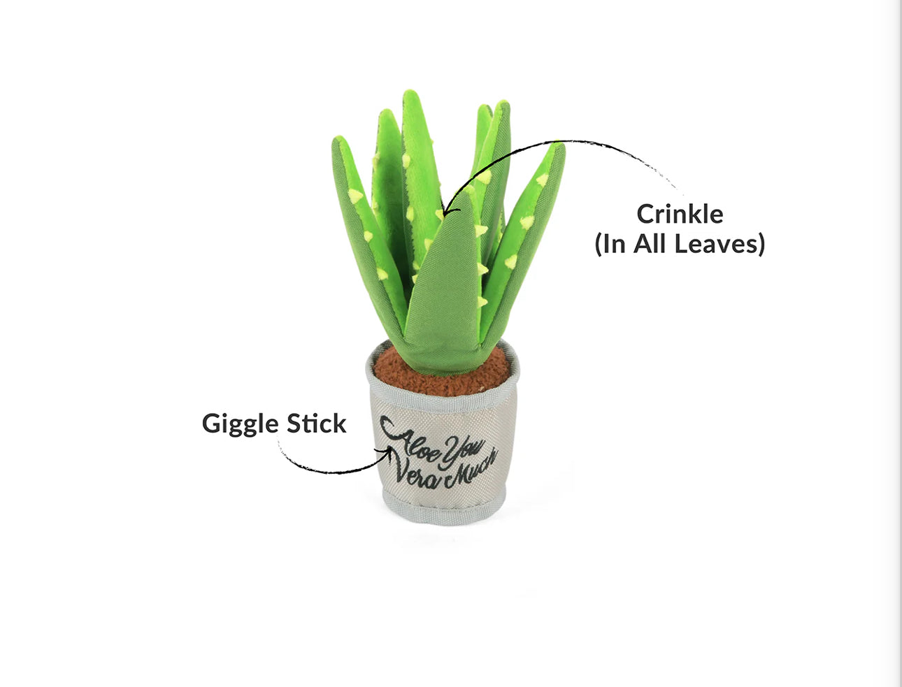 Blooming Buddies Aloe-ve You Plant Dog Toy by PLAY