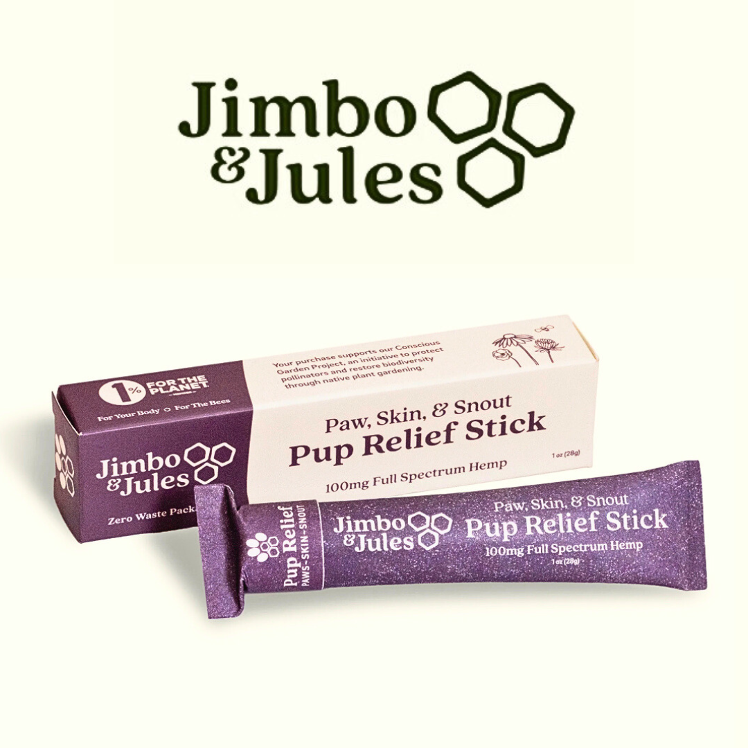 Pet Relief Stick by Jimbo & Jules (with 100 mg Full Spectrum Hemp)