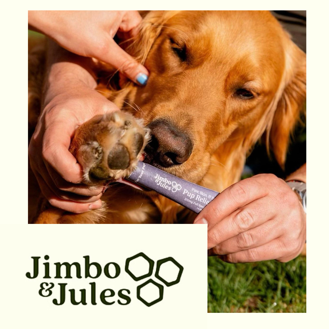 Pet Relief Stick by Jimbo & Jules (with 100 mg Full Spectrum Hemp)