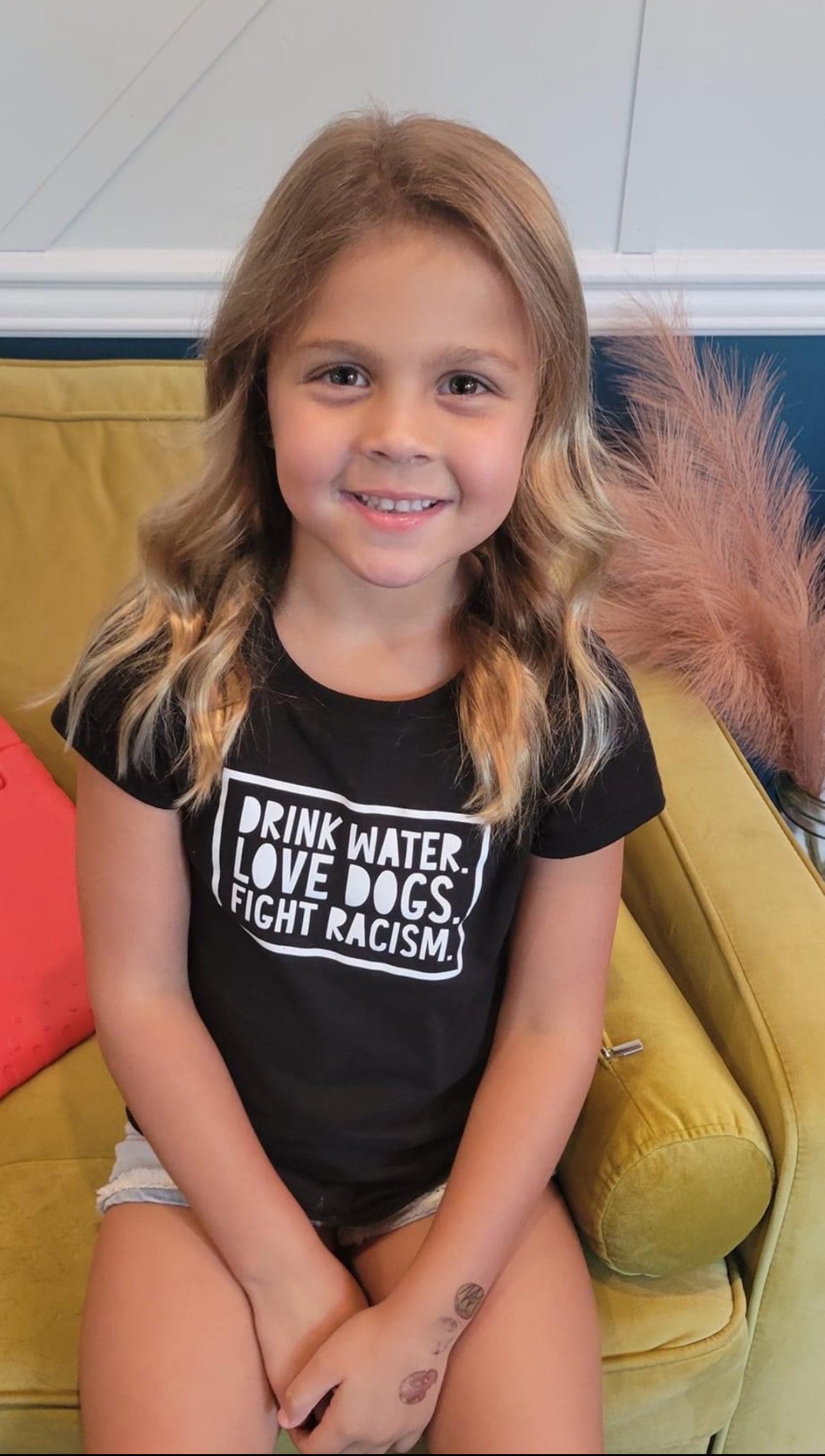 "DRINK BEER. LOVE DOGS. FIGHT RACISM." TEE