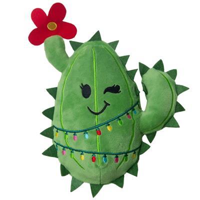 Merry Chloe the Catcus with Christmas Lights Howliday Dog Toy by SnugArooz