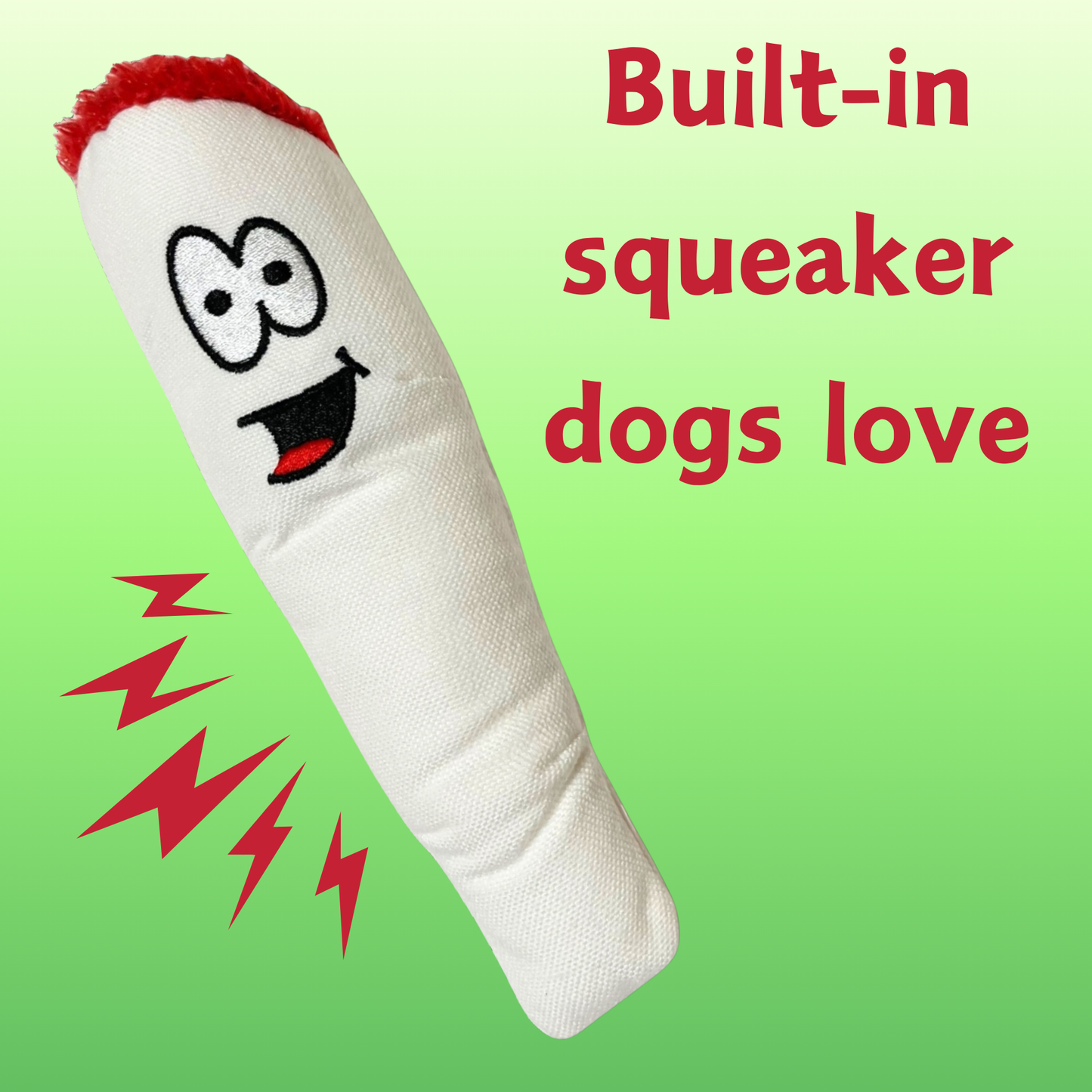 My Name is Jay the Joint Stuffed Dog Toy