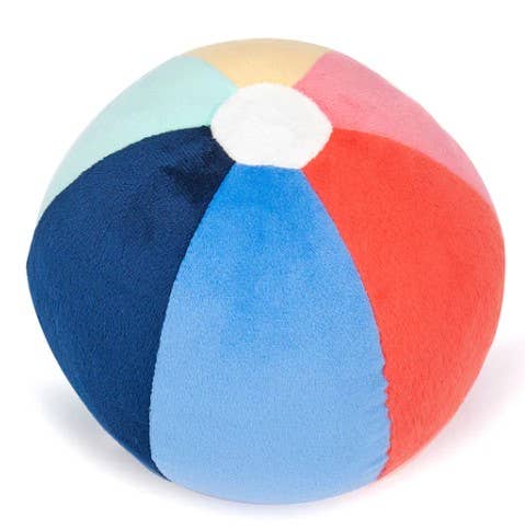 Beach Ball Plush Dog Toy w/ Squeaker by Jax & Bones