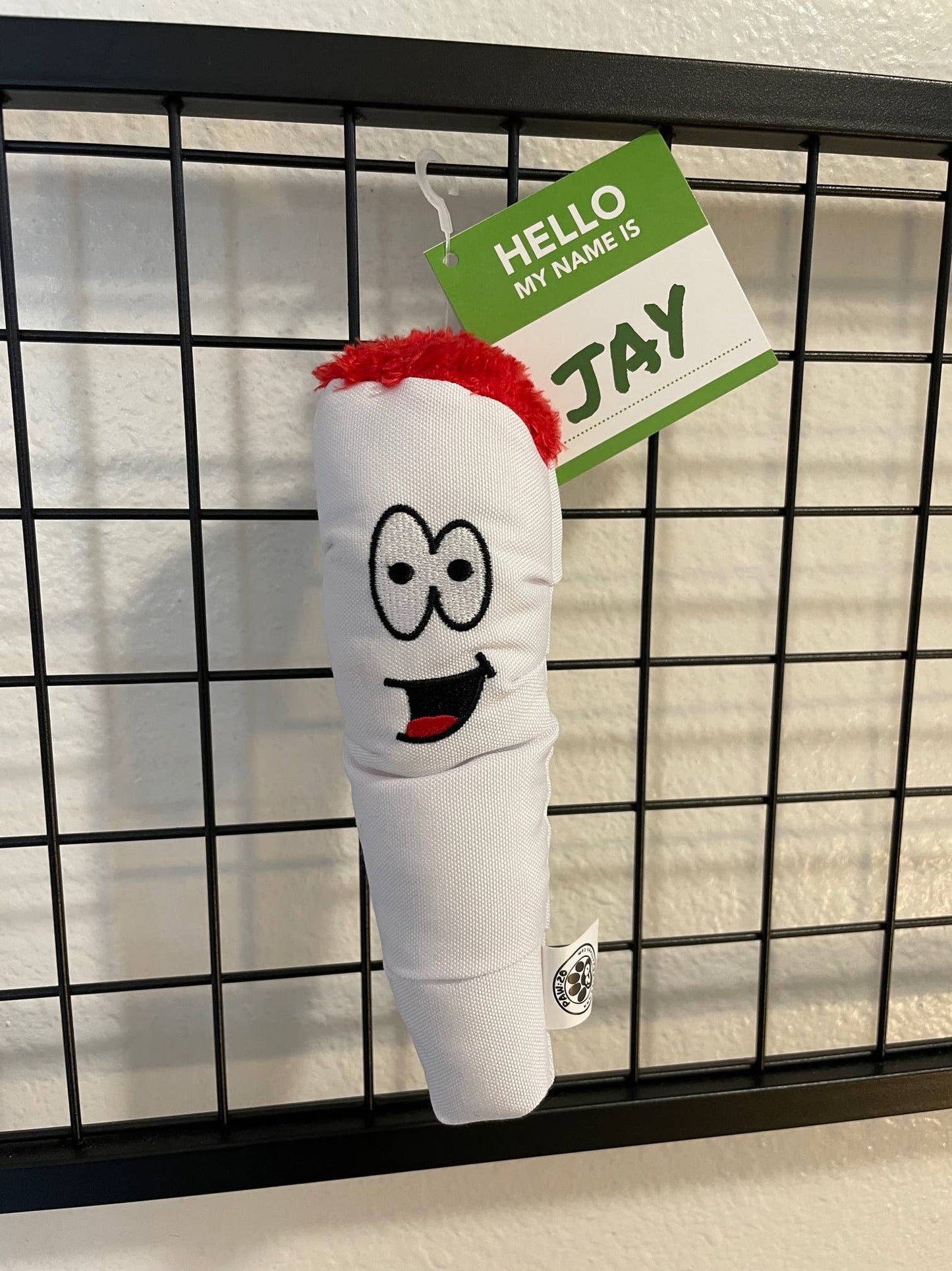 My Name is Jay the Joint Stuffed Dog Toy
