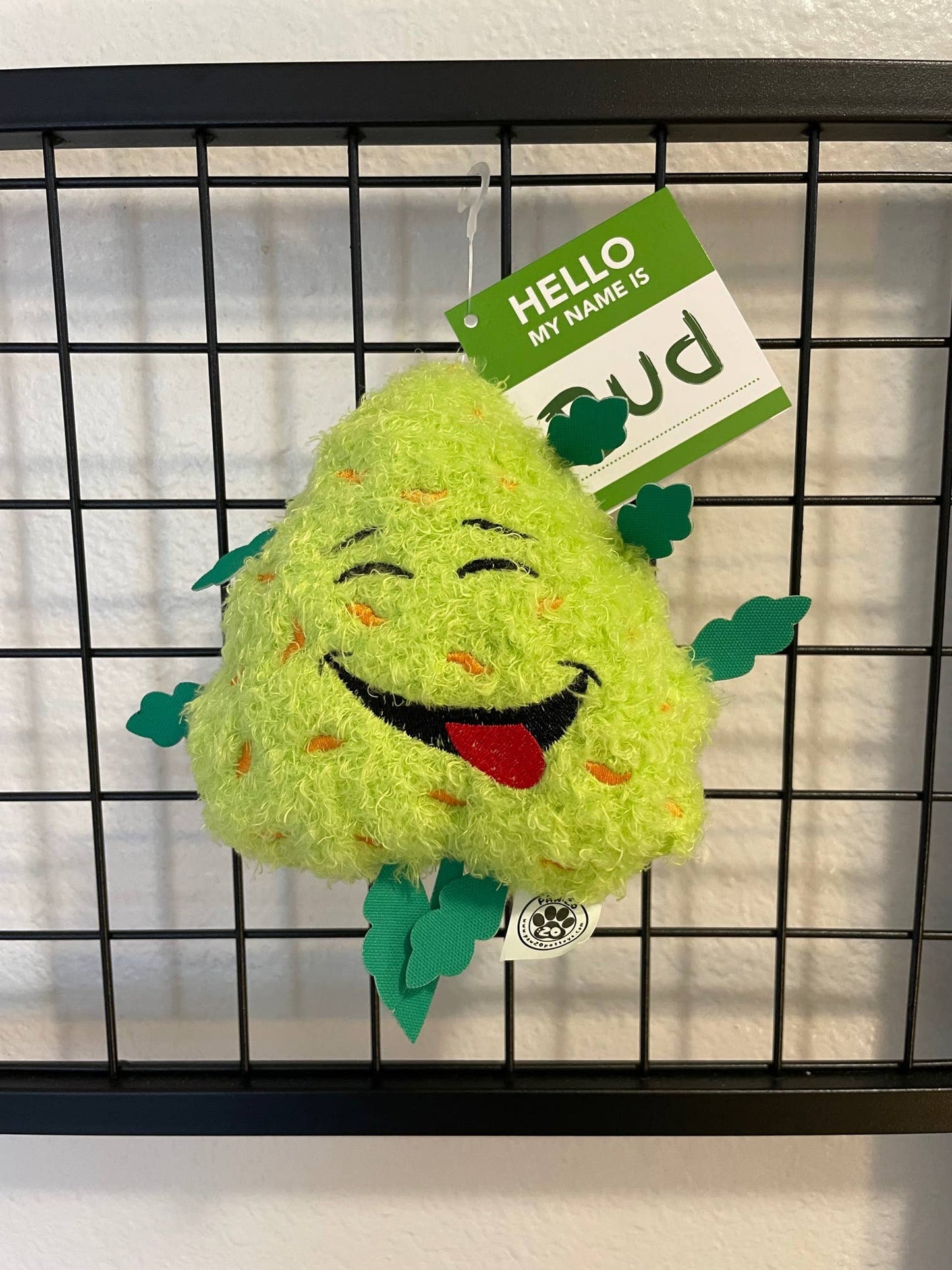 My Name is Bud the Weed Nug Plush Dog Toy