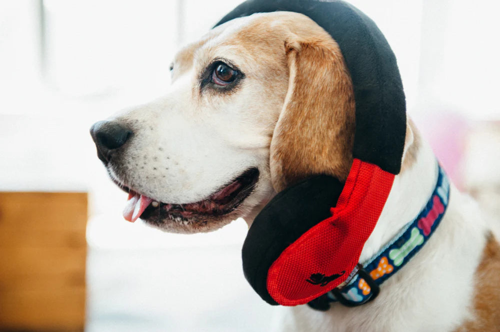 Howling Hound Headphones Dog Toy by P.L.A.Y.