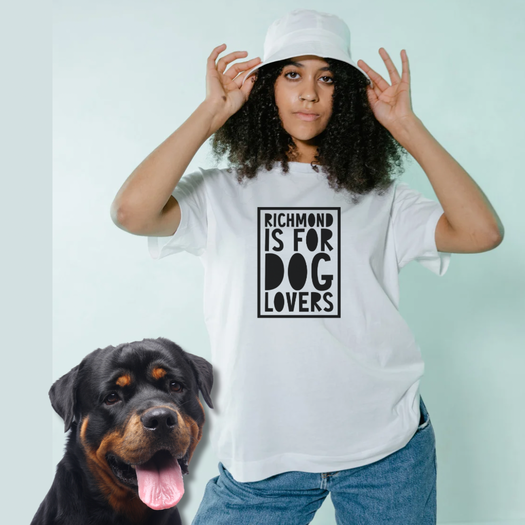 TDFT “RICHMOND IS FOR DOG LOVERS” Handmade T Shirts