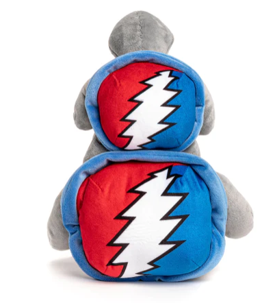 Grateful Dead Terrapin Turtle Plush Squeaker Dog Toy by FabDog