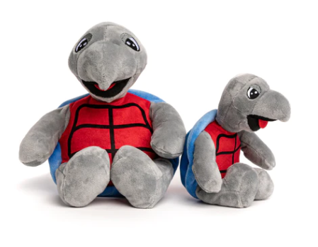 Grateful Dead Terrapin Turtle Plush Squeaker Dog Toy by FabDog